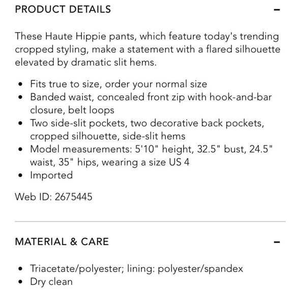 NWOT HAUTE HIPPIE 'Audrey' Split Leg Dress Pants, Light Pink Amour - $34… - Picture 15 of 15